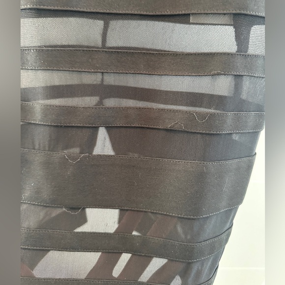 Revolve By the way Superdown black Magdalena Strapless Bandage Midi Dress XS - Picture 12 of 17